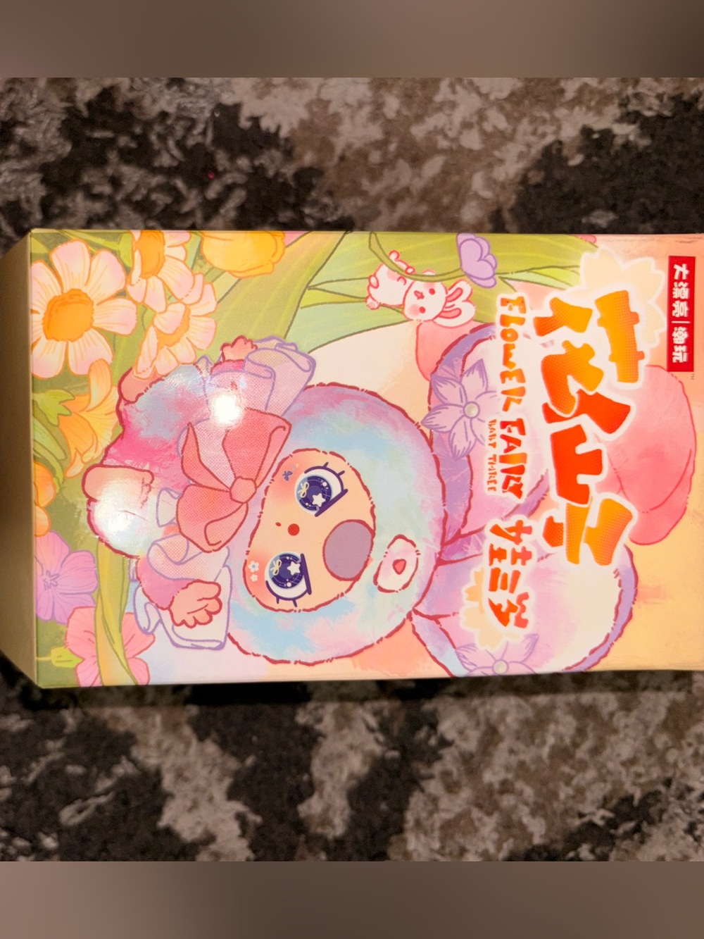Flower Fairy Baby Three Plush Pink plush